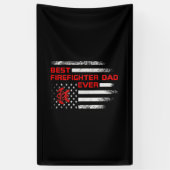 メンスヴィンテージUSAアメリカ国旗消防最高の士 横断幕 (縦)