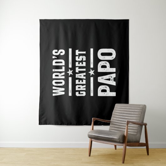 メンス世界一のおもしろいパポ – 父の日 タペストリー (インサイチュ)