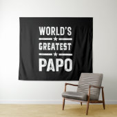 メンス世界一のおもしろいパポ – 父の日 タペストリー (インサイチュ(横))