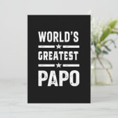 メンス世界一のおもしろいパポ – 父の日 招待状 (スタンド正面)