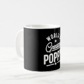 . .メンス世界一のケシのお父さんの日の贈り物 コーヒーマグカップ (正面左)