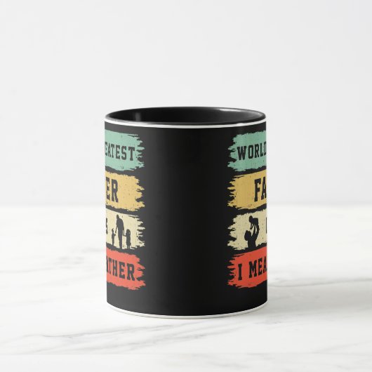 メンス世界一のファーター・オップお父さんのこと マグカップ (中央)