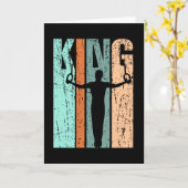 メンス体操キングレトロ動揺して誕生日 カード (黄色い花)