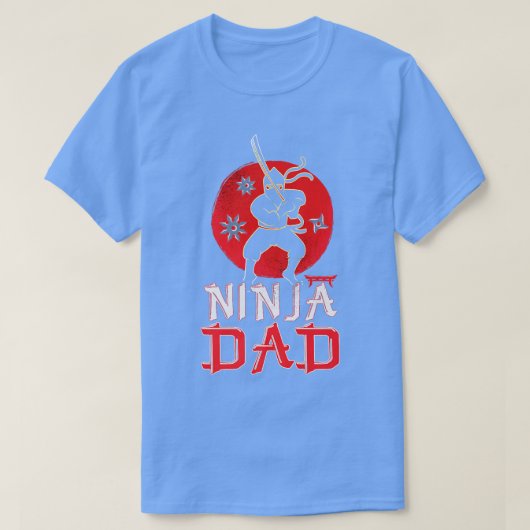 メンス忍者パパ忍者アクセサリ忍者コスチュームフー Tシャツ (デザイン正面)