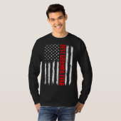 メンス最高のグルパEVER AMERICAN FLAG父の日4 Tシャツ (正面フル)