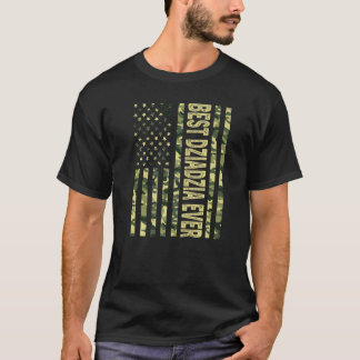 メンス最高のジアツィアエバーアメリカンフラッグF Tシャツ