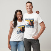 メンス最高のススカイテリアパパエバーおもしろい犬恋人ファ Tシャツ (ユニセックス)