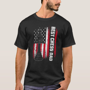 メンス最高のチェスパパチェスクラブチェスプレーヤーチェス Tシャツ