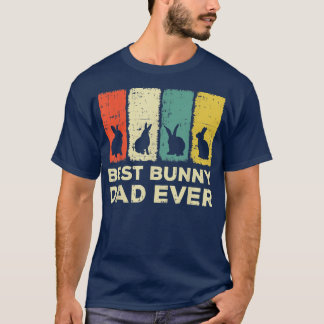 メンス最高のバニーパパエバービットパパウサギウサギ Tシャツ