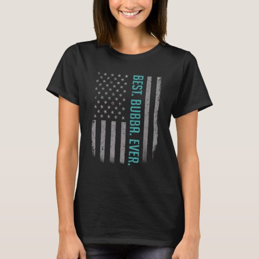 メンス最高のバ・ババ米国父国旗 Tシャツ (正面)
