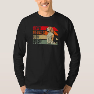 メンス最高のビーグルパパエバーヴィンテージドッグビーグルオーナー Tシャツ