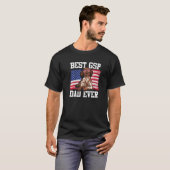 メンス最高のGSPパパドイツ連邦国旗 Tシャツ (正面フル)