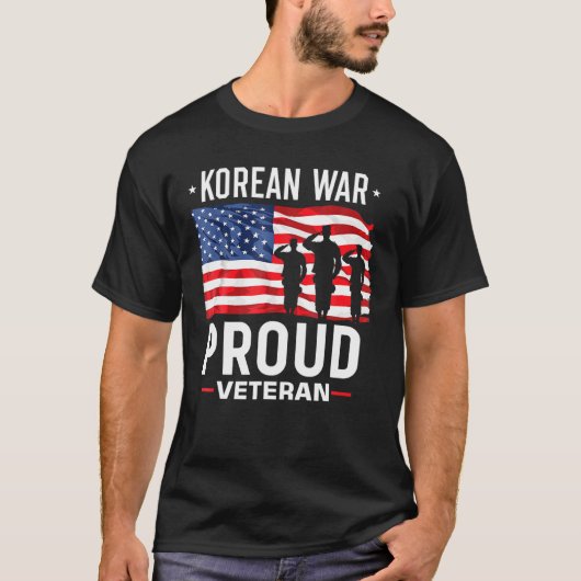 メンス朝鮮戦争退役軍人 Tシャツ (正面)