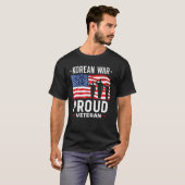 メンス朝鮮戦争退役軍人 Tシャツ (正面フル)