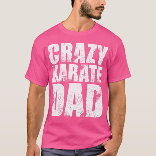 メンス熱狂する空手パパ Tシャツ (正面)