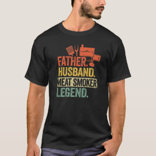 メンス父の夫の肉の喫煙伝説グリリングDa Tシャツ