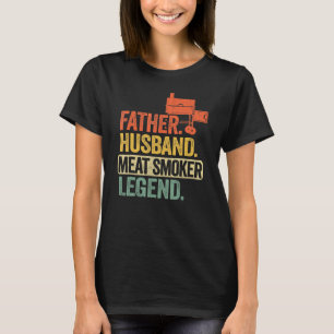メンス父の夫の肉の喫煙伝説グリリングDa Tシャツ