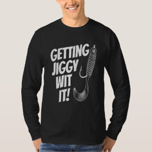 メンス父の日の魚釣りIt Daでジギーを取得 Tシャツ