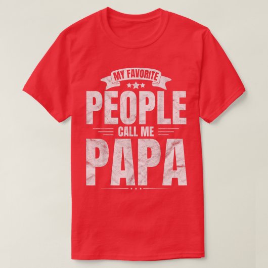 メンス父の日誕生日ギフトマイピープルお気に入りの Tシャツ (デザイン正面)