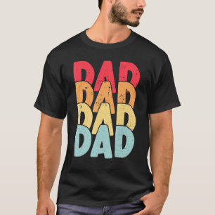 メンス父最高のパパエバーヴィンテージメンズ夫Fath Tシャツ