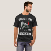 メンス狩りおもしろいハンターラバーギフト Tシャツ (正面フル)