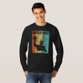 メンス男水球選手ヴィンテージボールコーチ Tシャツ (正面フル)