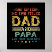 メンス神は私に2つのタイトルパパとパパおもしろいを与えた ポスター (正面)