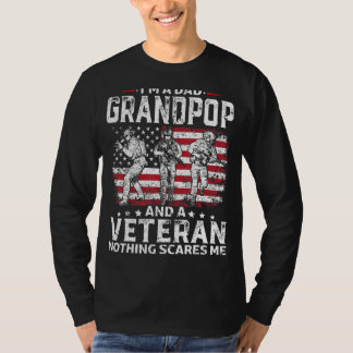 メンス私はパパのグランドポップ退役軍人父の日 Tシャツ