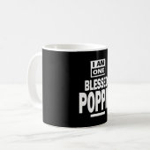 メンス私は一賛美つのポッピー父の日の贈り物 コーヒーマグカップ (正面左)