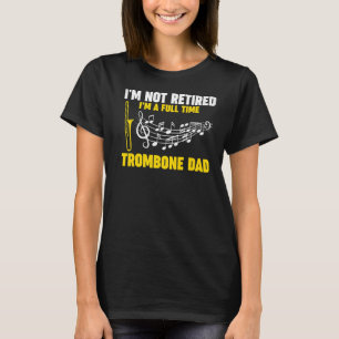 メンス私もトロンボ退職したンパパトロンボーン Tシャツ