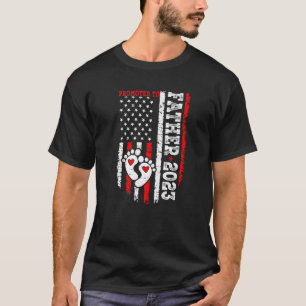 メンス米国国旗がEst 2023父に昇格父の Tシャツ
