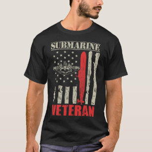 メンス米国軍隊潜水艦の退役軍人サブ用ギフト Tシャツ