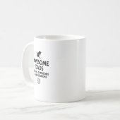 メンス素晴らしパパダンジョンとスレイドラゴンを探索 コーヒーマグカップ (正面左)