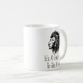 メンス素晴らしライオンになる日 コーヒーマグカップ (正面右)