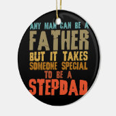 メンス継父の贈り物から娘息子の継娘 セラミックオーナメント (左)