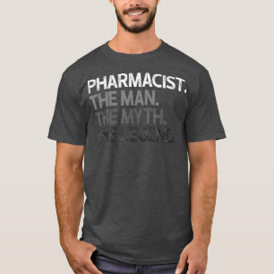 メンス薬剤師マンザ神話伝説ギフト Tシャツ