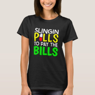 メンス薬局のTechnを支払うためにピルをスリング Tシャツ