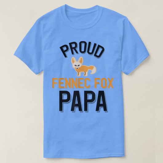 メンス誇りを持ったフェネクフォー・パパ Tシャツ (デザイン正面)