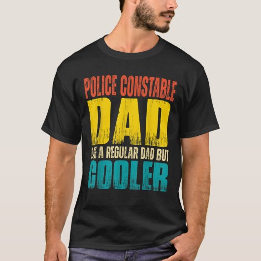 メンス警察の巡査パパは通常のパパのようにC Tシャツ (正面)