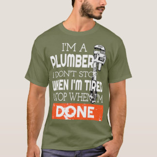 メンス配管工カッコいいおもしろい道具ギフト Tシャツ