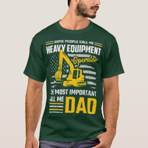 メンス重装置オペレータ建築パパ Tシャツ