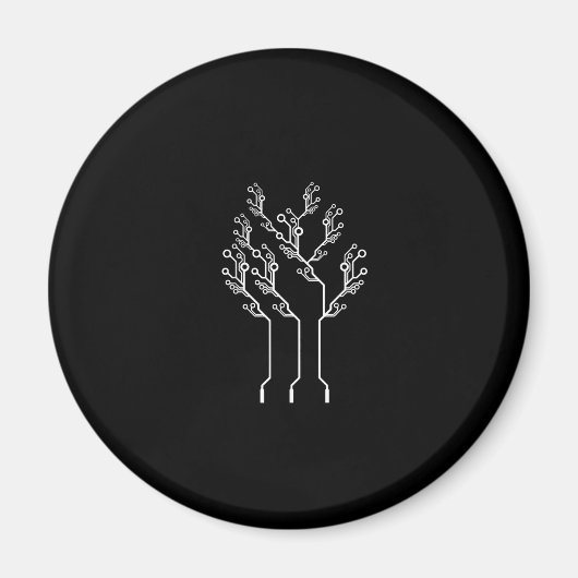 メンス電気技師コンピュータおたく マグネット (正面)