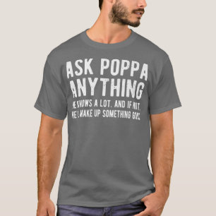 メンス頼ポッパエニースグランドパポッパ祖父 Tシャツ