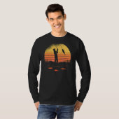 メンス魚釣りパパ父の日魚漁師 Tシャツ (正面フル)