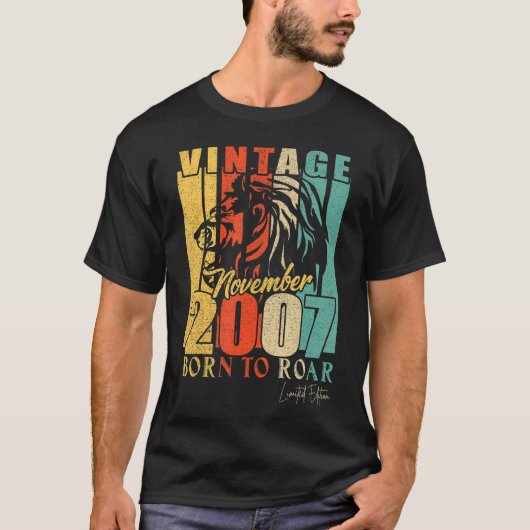 メンス2007年11月15日老獅子15誕生日 Tシャツ (正面)