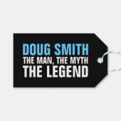 メンス30日/40日/50日/60日バースデーパーティーラベル ギフトタグ (正面(横))