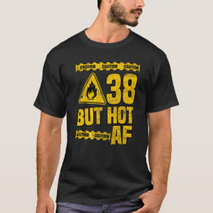 メンス38誕生日38年がホットAfメカおもしろい Tシャツ