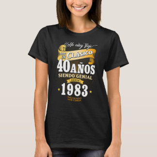 メンス40歳の誕生日男性へギフトスペインのinレガロ tシャツ