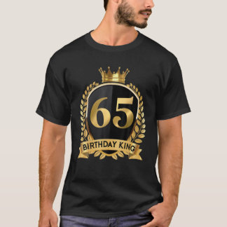 メンス65th誕生日キング65 Yrsオールドデイ素晴らしシ Tシャツ