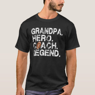 メンス・アメリカンフットボールのじいちゃんヒーローコーチ・レジェンドF Tシャツ